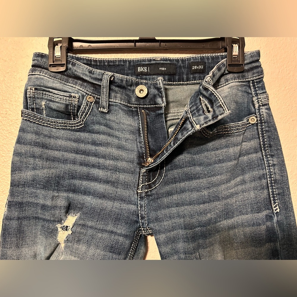 BKE Aiden Jeans Men’s Distressed Size 28x32 - Picture 8 of 14